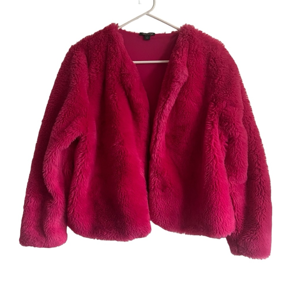 Wild Fable Pink Fur Jacket Size L